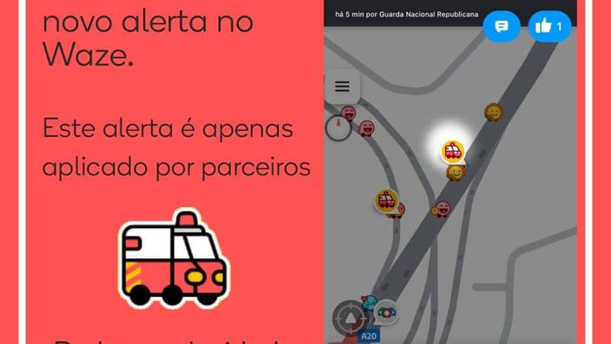 Estabelecimento de parceria com a Waze