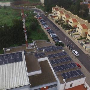 Instalação de painéis fotovoltaicos