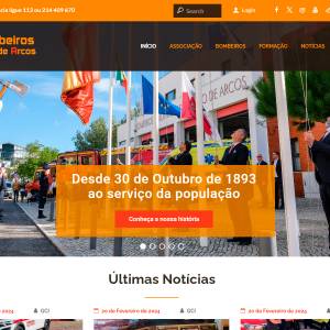 Bombeiros de Paço de Arcos lançam novo site