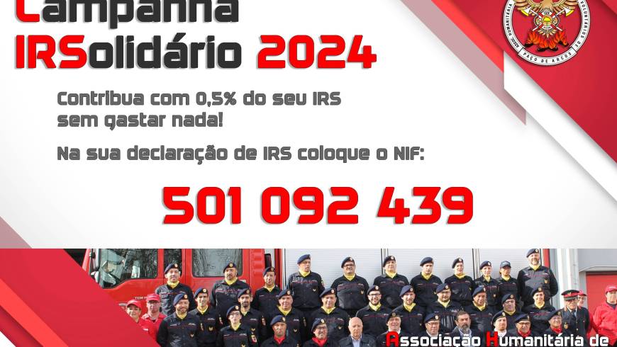 Campanha IRS Solidário 2024