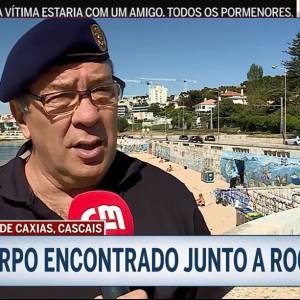 Corpo encontrado na Praia de Caxias