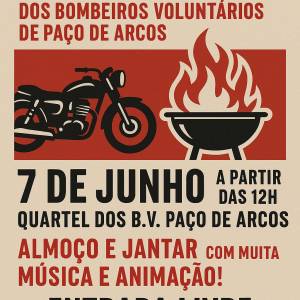 1º Motochurrasco dos Bombeiros voluntários de Paço de Arcos