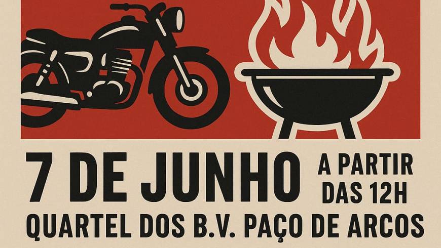 1º Motochurrasco dos Bombeiros voluntários de Paço de Arcos