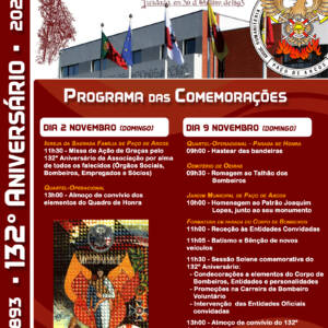 Programa das Comemorações do 132.º Aniversário