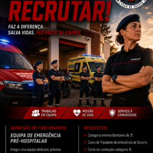 Recrutamento – Equipas de Emergência Pré-Hospitalar