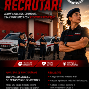 Recrutamento – Serviço de Transporte de Doentes