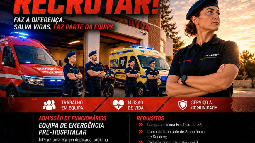 Recrutamento – Equipas de Emergência Pré-Hospitalar