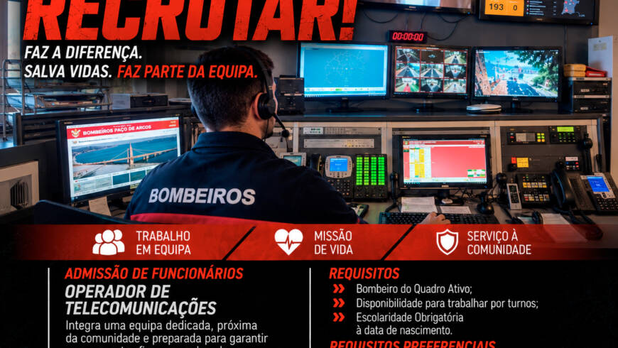 Recrutamento – Operador de Telecomunicações