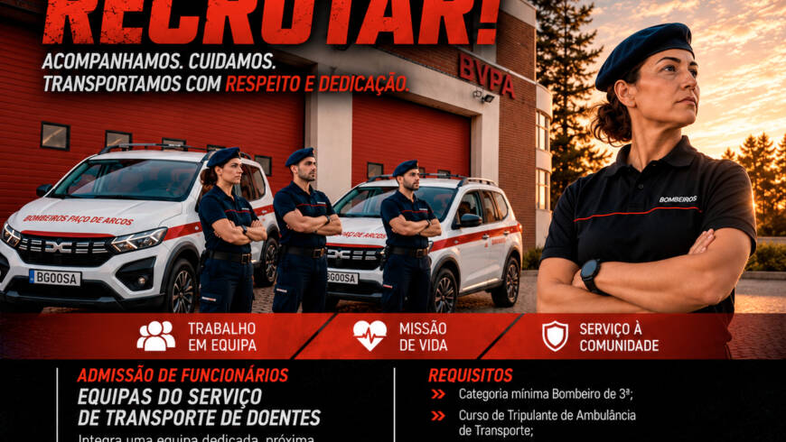 Recrutamento – Serviço de Transporte de Doentes