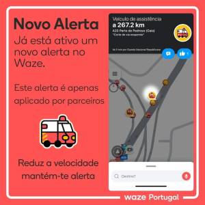 Estabelecimento de parceria com a Waze