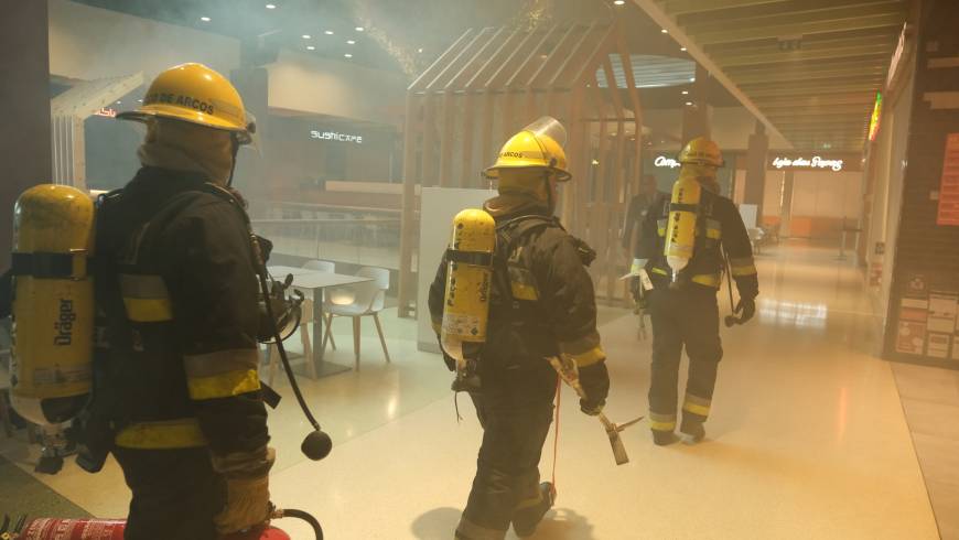 Simulacro de Incêndio no Oeiras Parque