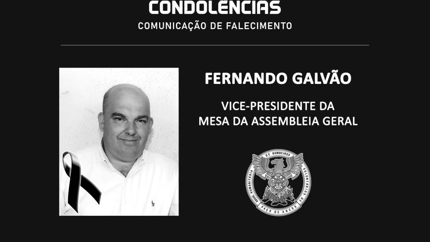 Comunicação de Falecimento: Fernando Jorge Nascimento Galvão